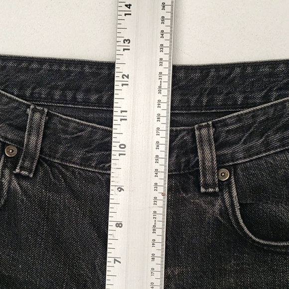 COS Paint Splattered Jeans Women's Size 29 Washed Black High Rise Straight Leg - Picture 11 of 15